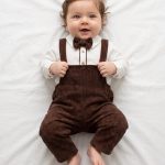 Harry Erkek Bebek Papyonlu Gömlekli Fitilli Kadife Salopet Takım